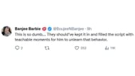 Netizens criticize the streaming platform for removing Sokka's sexist personality from the live-action Avatar series (Image via X/@BoujeeNBanjee)